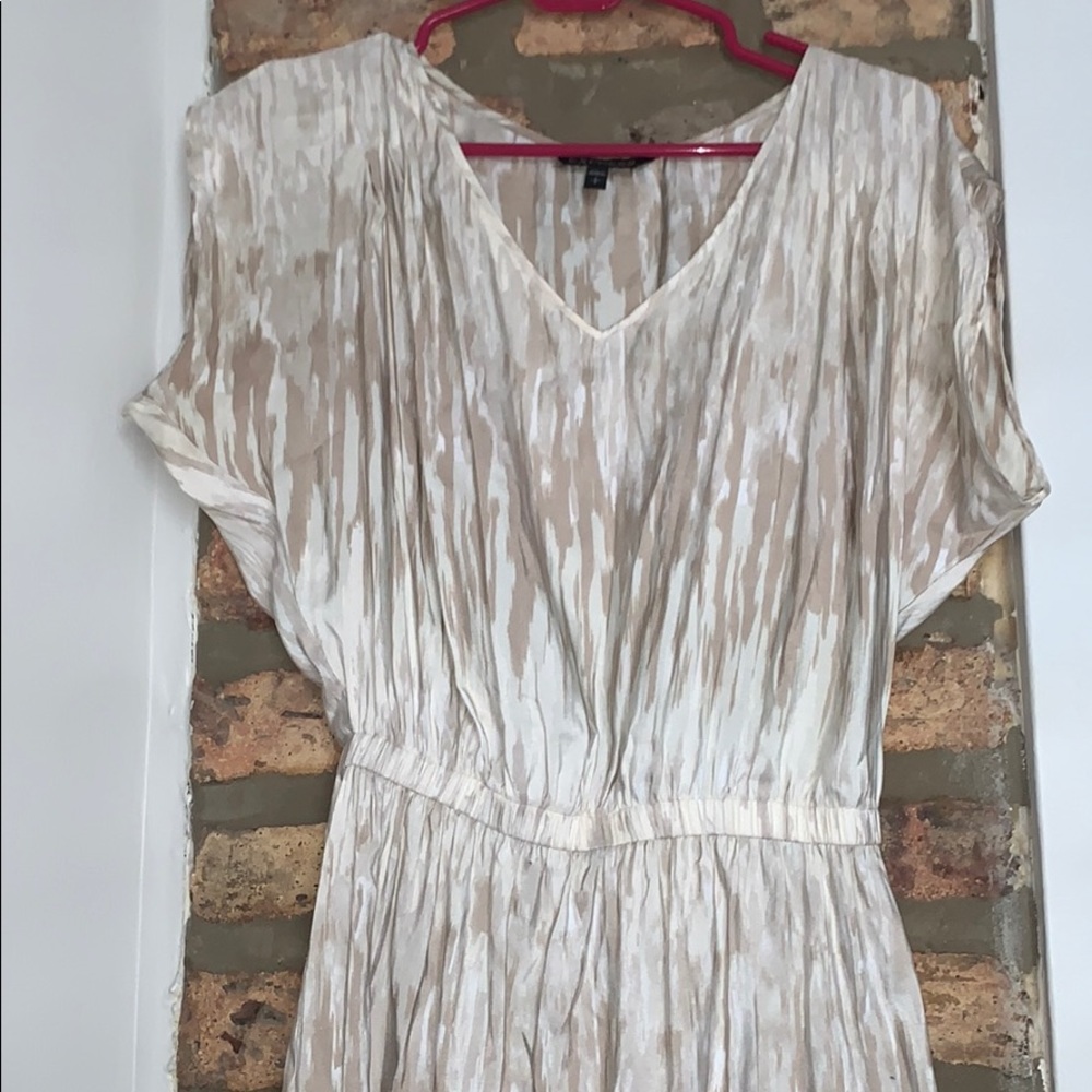 Cream Colored High Low Express Dress